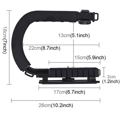 U Shaped Portable camera stabilizer Handheld Camera Holder