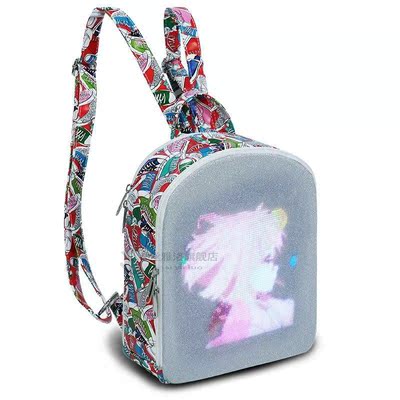 LED Backpack Wo's Backpack Display Screen Backpacks Smar