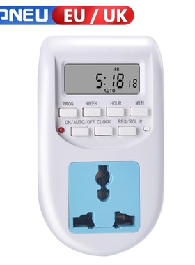 Digital Time Switch Timer With K E Socket Weekly Programmabl