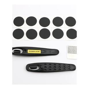 Bicycle Glueless Chip Patches Kit Tyre Tire Lever Wheel Repa