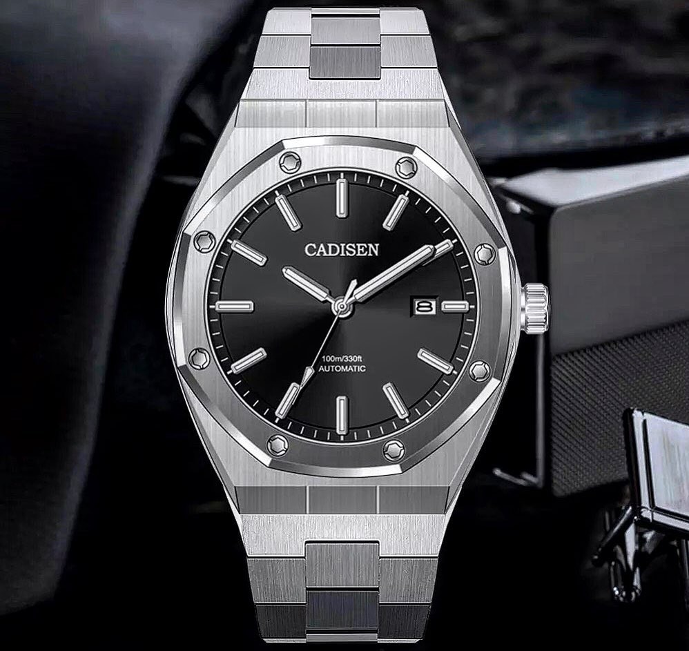Automatic Men's Watches CADISEN DESIGN Stainless Steel B