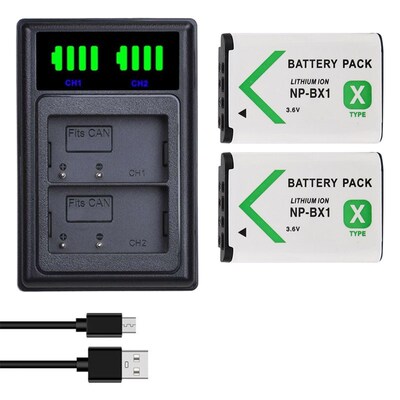 For SONY NP BX1 npbx1 np bx1 Battery For Sony FDR X3000R RX