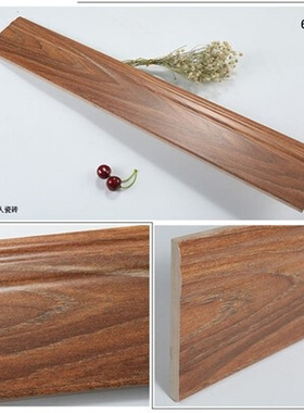 Matte retxro antique solid wood grain corner floor skirting