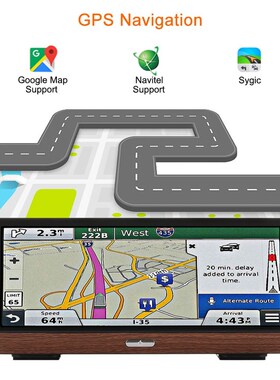 ANTCAM 8 inch Dash Cam 4G Android GPS Navigation dual Camer