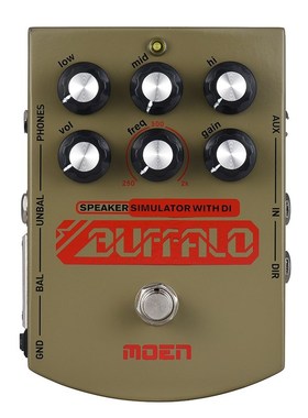 MOEN MO-BA BFFALO Electric Guitar Pedal Speaker Simulator Gu