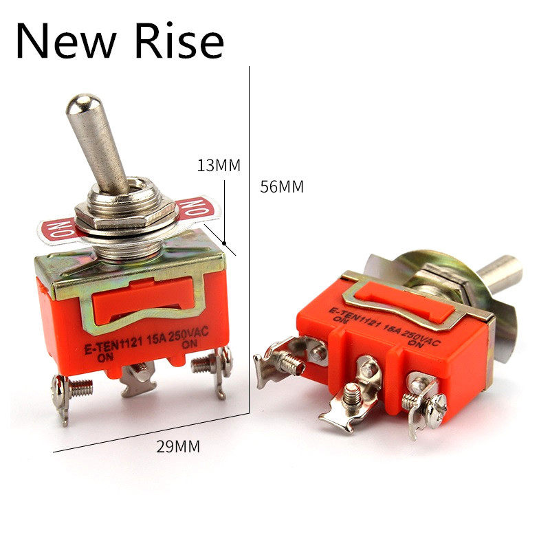10pcs 12mm toggle switch toggle rocker switches e-ten1121 3p