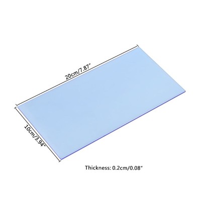 1PC Plexiglass Board Multicolor Acrylic Sheet Organic Glass