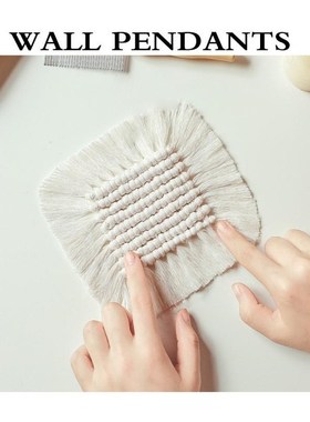 Bohemian Hand-woven Cotton Teapot Mat, Coaster Holder Woven