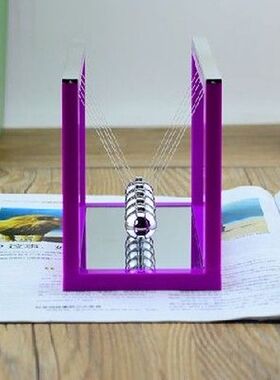 1PC Creative Oval Newton Billiards Bumping Hanging Pendulum