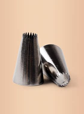 18 tooth multi tooth cookie flower mouth stainless steel flo