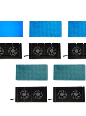 Aluminum Graphics Card Cooler PWM Fan GPU Backplate Panel Co