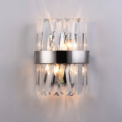 New Modern Crystal Wall Lamp Led Sconce Wall Lights Indoor L