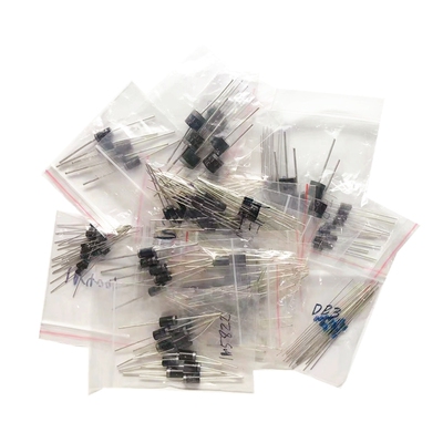 255PCS 1N4001 1N4004 1N4007 1N5408 UF4007 FR307 1N5819 1N582