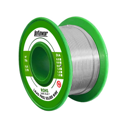 Lead-free solder wire 0.8mm/1.0mm Flux-core solder 50g 100g