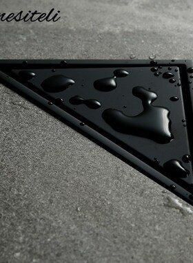 Bathroom Sink Drains Hidden Type Triangle Tile Insert Floor