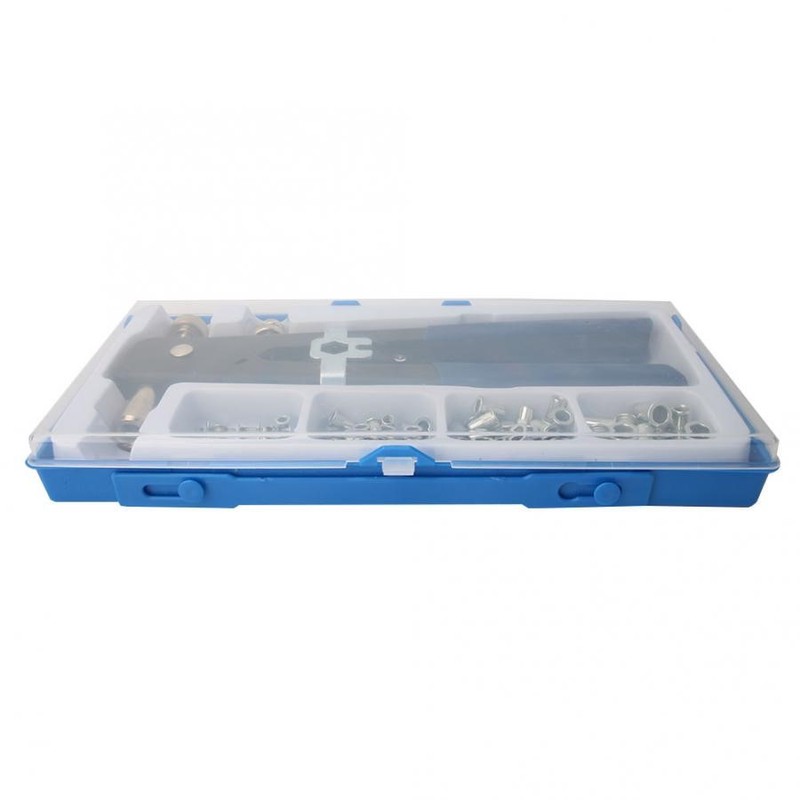 86pcs Insert Hand Tool Kit Manual Pulling Riveter Rivet Nut