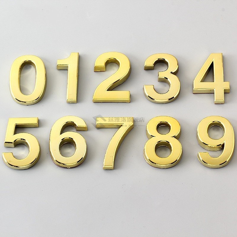 1pcs 0-9 Modern House Number Number ers 3D Hotel Apartt Door