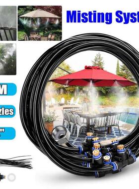 10M-40M Hose + Nozzles Water Misting Cooling Irrigating Syst