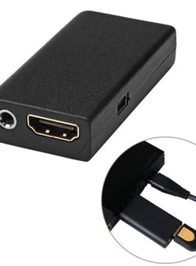 PS2 to HDMI-compatible Audio Video Converter Adapter AV HDMI