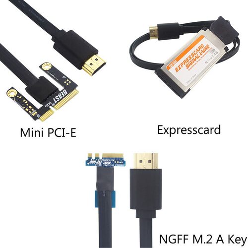 EXP GDC Beast HDMI to Mini PCI-ENGFF M.2 A/E Key CableExpr