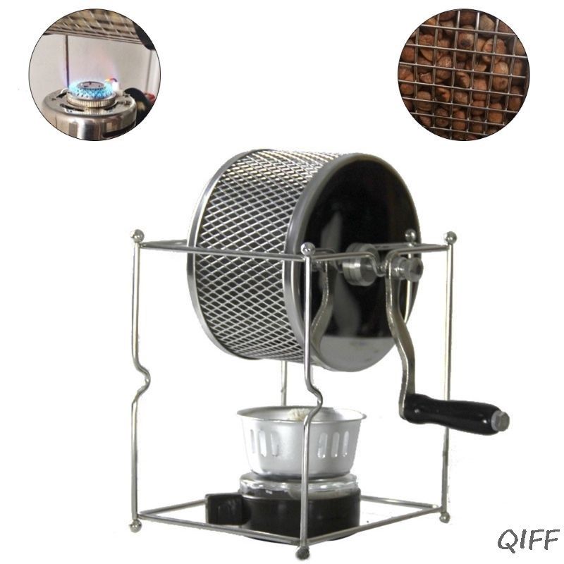 manual stainless steel household coffee bean roasting machin