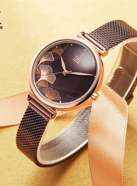 Shengke New Design Women Watches Elegant 32 MM Dial Blue Me