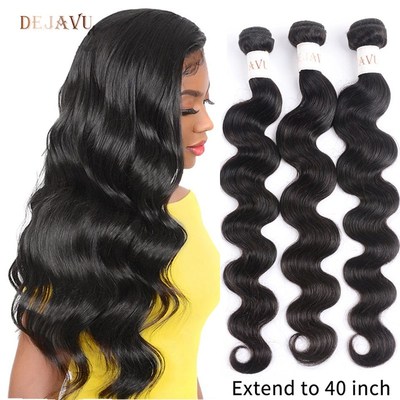 Body Wave Bundles Remy Hair 3 Bundle Deal Peruvian Hair 30 4