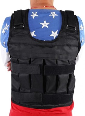 Weighted Vest Heavy Duty 50kg Fitnesss Vest Oxford Cloth Bre