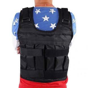 Weighted Vest Heavy Duty 50kg Fitnesss Vest Oxford Cloth Bre