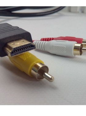1080P HDMI Male to 3RCA Audio Video AV Output Transmit Cabl