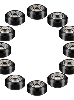 12 Pcs 3D Printer POM Pulley Wheels 625Zz Plastic Pulley Lin