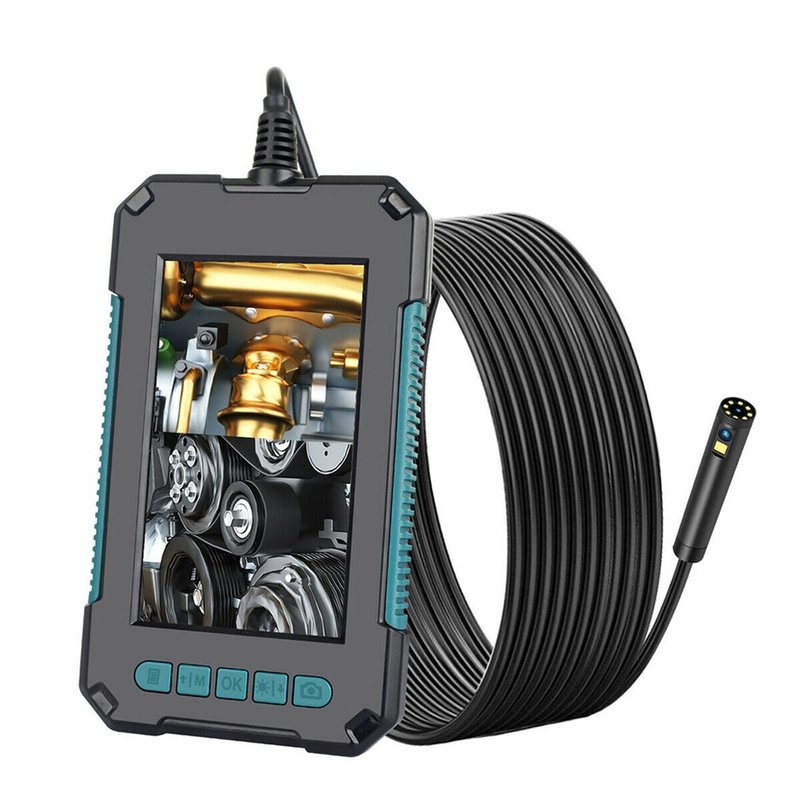 8MM Dual Lens Industrial Endoscope 4.3 Inch 1080P LCD Screen