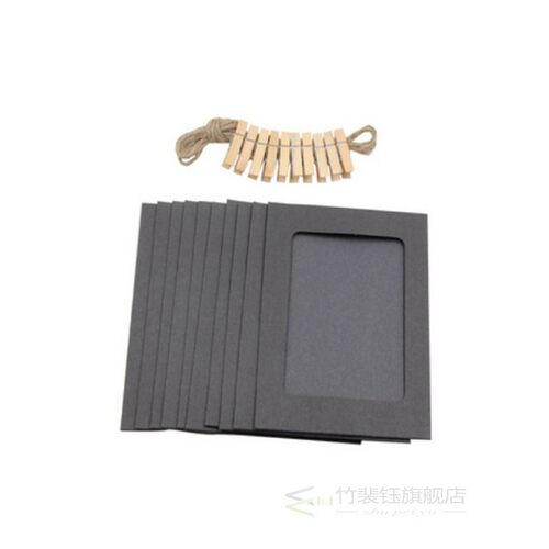DIY Photo Frame Wall Decoration For Wedding Wooden Clip Pap
