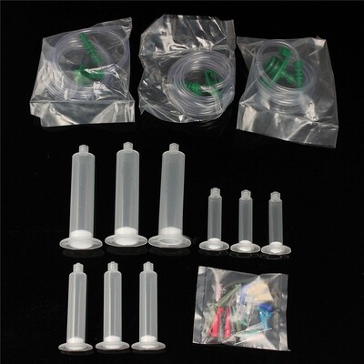 JimBon 1Set Liquid Dispenser Solder Paste Welding Fluxes Adh