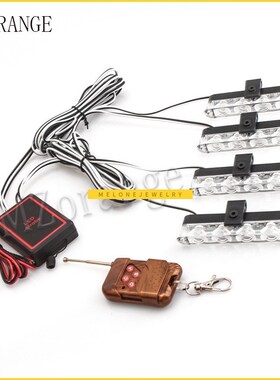 4x4LED Wireless Remote 12V stroboscopes Strobe light fso Pol