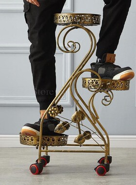 Iron flower stand rack multi-layer indoor balcony floor flow