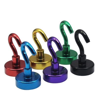 Mounting Magnet Dia16mm Colorful Magnetic Pots with Hook Str