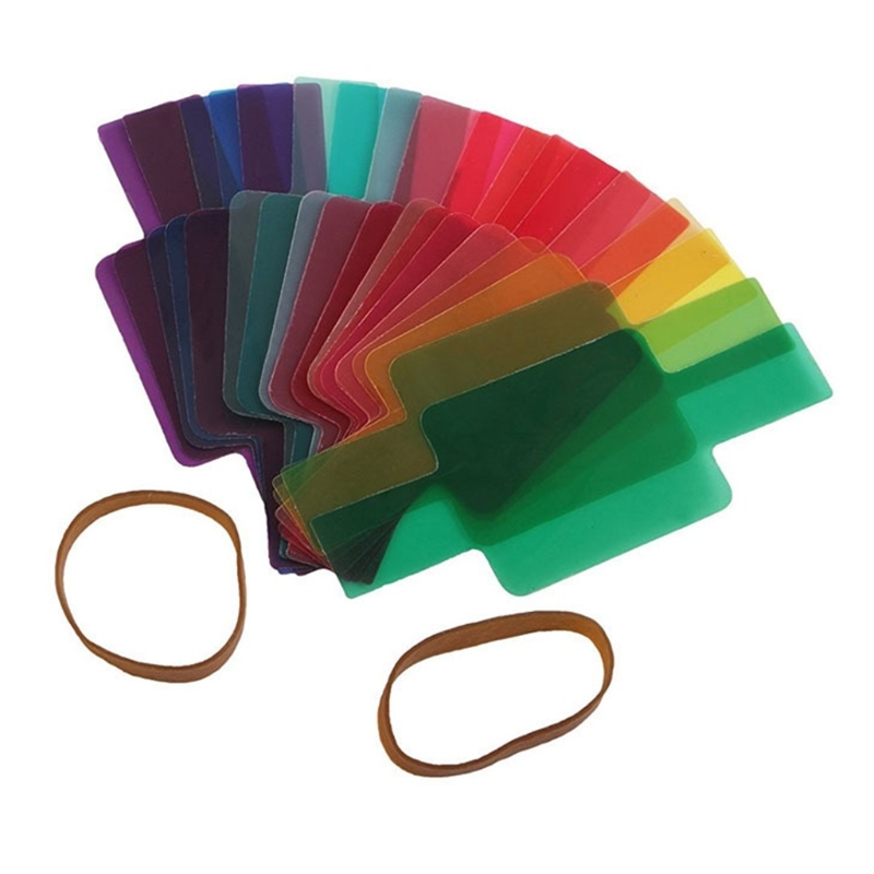 Universal Flash Speedlite Color Gel Filter Kit Lighting Diff