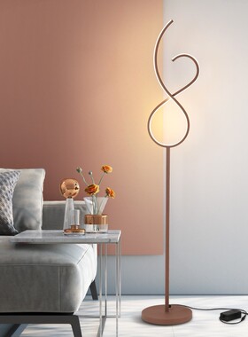 Coffee color Nordic Modern LED floor lamp LED Table Lamp for
