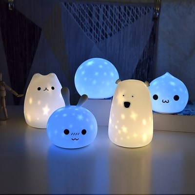 New LED Night Light Stars Projector  Bear USB Rechargeab