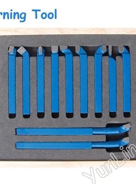 11pcs Carbide Lathe Tool  Carbide Tip Tipped Cutter Tool Bit