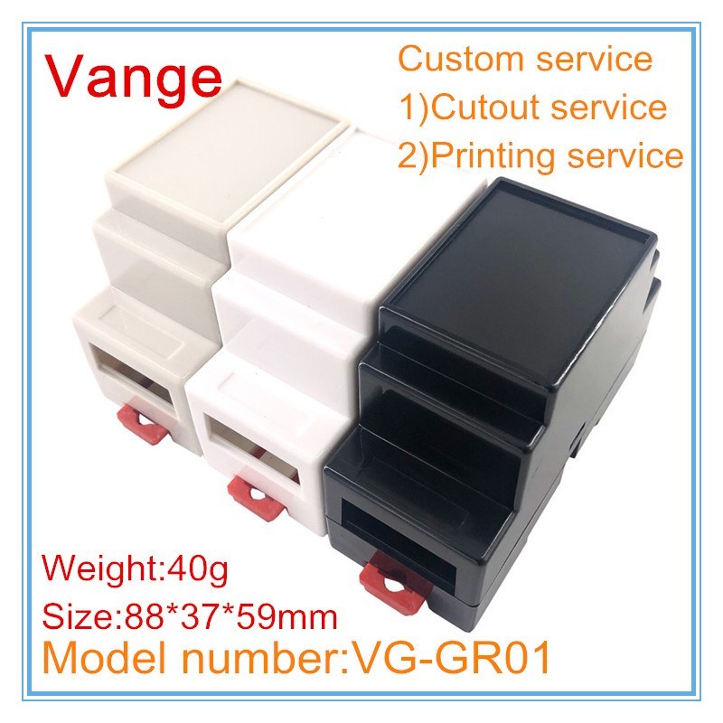 1pcs/lot din rail project box 88*37*59mm ABS plastic junctio