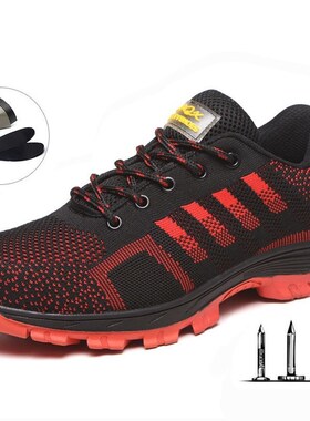 Men Safety  Work BootsShoes  Construction Outdoor Steel Sho