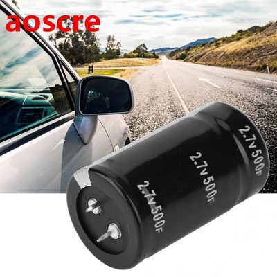 6PCS Super Farad Capacitor 2.7V 500F 10 Milliohm ESR Automot