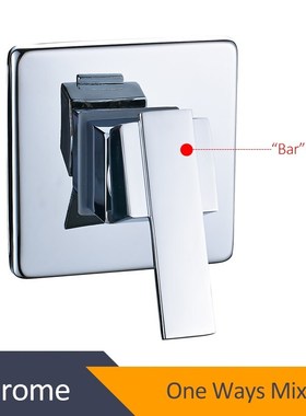 concealed shower mixer valve chrome black gold nickel 2-way