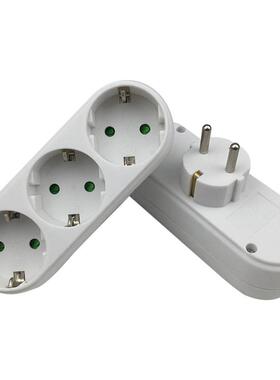 High Quality Portable Power Adapter16A 250V EU Plug 1 to 2 /