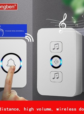 Bcsongben wireless waterproof doorbell 1 button 1 receiver 3