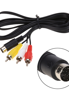 Connecting line 3RCA 1.8 m 9 pin Audio Video AV Cable for Se