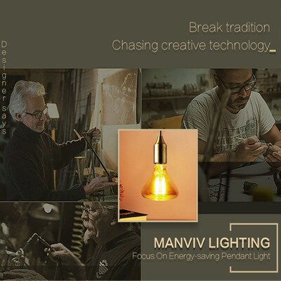 Modern Art Pendant Light E27 LED Edison Bulb Nordic Chandeli