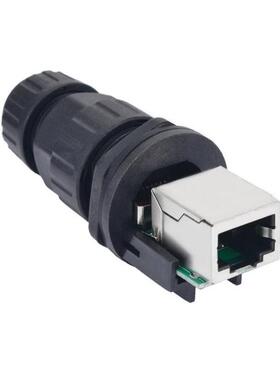 Nylon RJ45 Interface Connector Pluggable Transposon IP68 Net